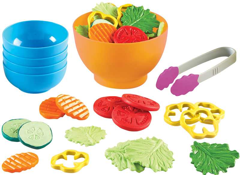 Voedingsset - imitatievoeding - Learning Resources New Sprouts Garden Fresh Salad Set - salade - per set