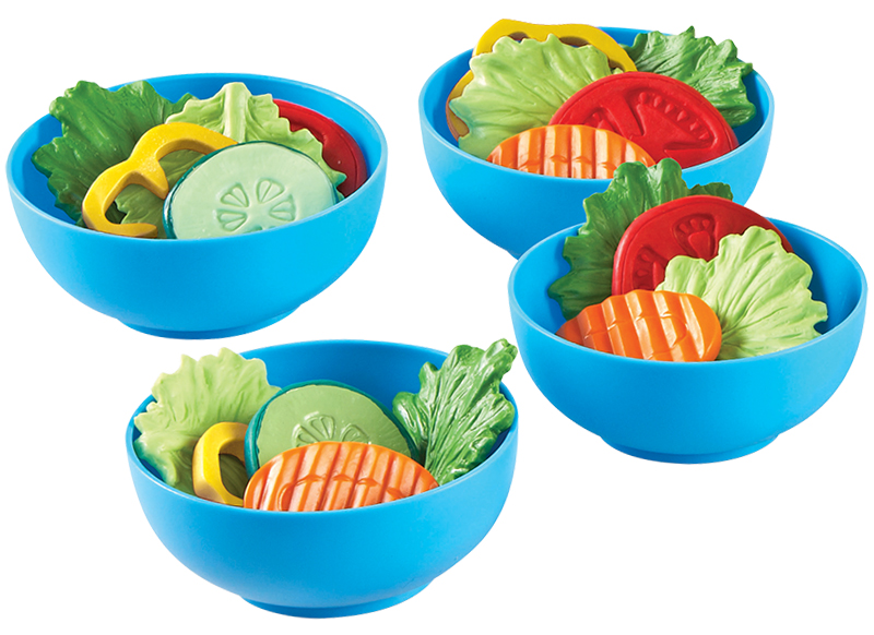 Voedingsset - imitatievoeding - Learning Resources New Sprouts Garden Fresh Salad Set - salade - per set