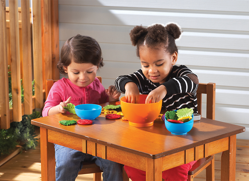 Voedingsset - imitatievoeding - Learning Resources New Sprouts Garden Fresh Salad Set - salade - per set