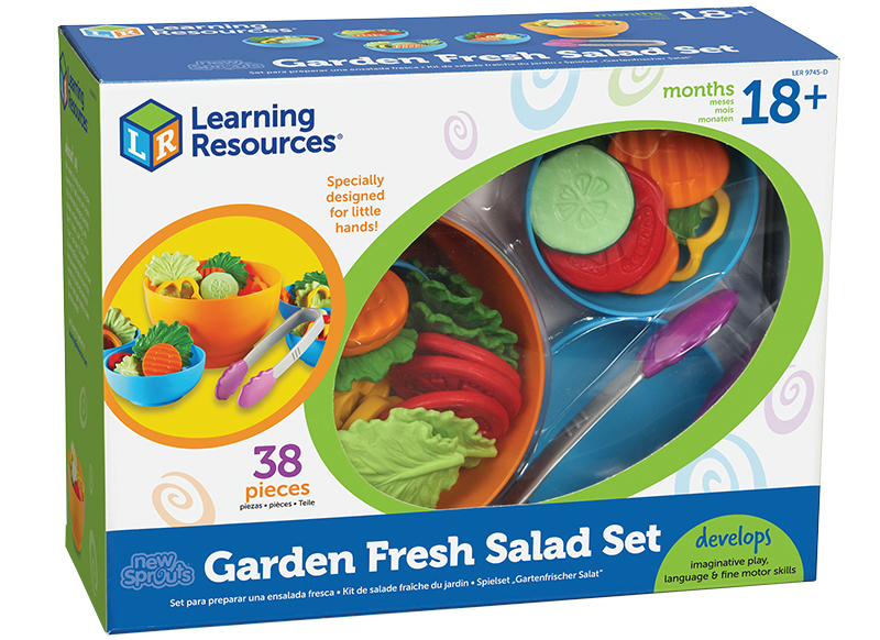 Voedingsset - imitatievoeding - Learning Resources New Sprouts Garden Fresh Salad Set - salade - per set