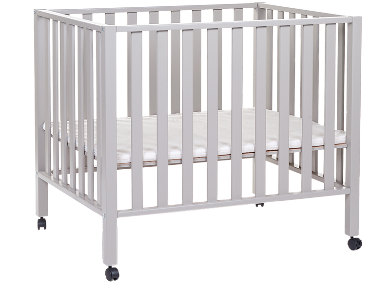 Kinderpark - rechthoekig 98 x 78 cm - childhome - per stuk - leverbaar in grijs-natuur-wit