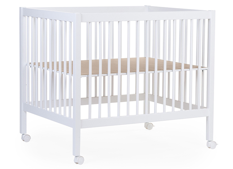 Kinderpark - rechthoekig 98 x 78 cm - childhome - per stuk - leverbaar in natuur-wit