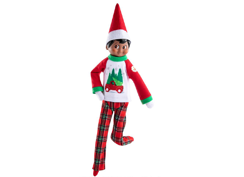 Poppenkledij - The Elf on the Shelf Claus Couture - bomen en boerderij pyjama - per stuk