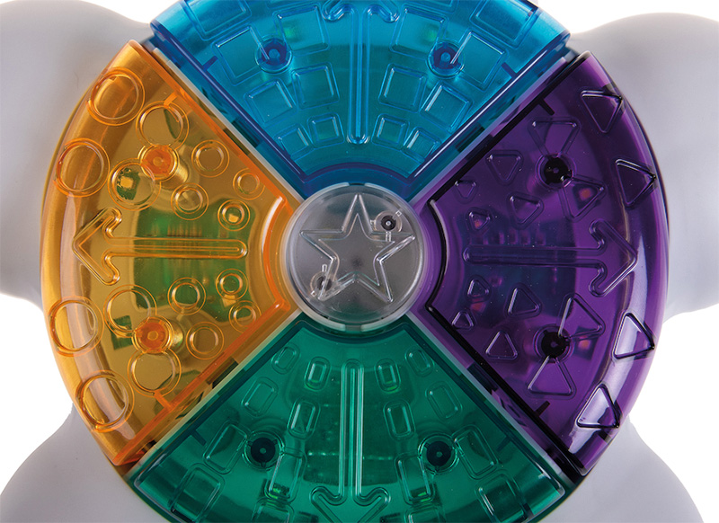 Robot - TTS - Light Up Glow & Go Bot - schildpad - sensorisch - per stuk