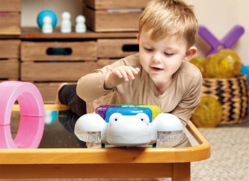 Robot - TTS - Light Up Glow & Go Bot - schildpad - sensorisch - per stuk