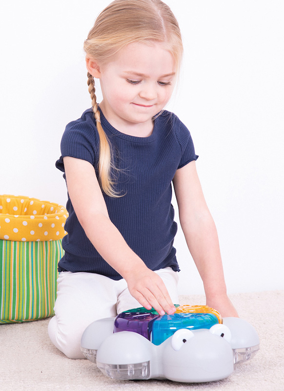 Robot - TTS - Light Up Glow & Go Bot - schildpad - sensorisch - per stuk
