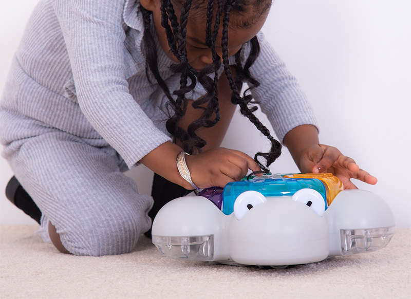 Robot - TTS - Light Up Glow & Go Bot - schildpad - sensorisch - per stuk