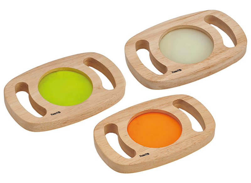 Sensorisch paneel - tickit Easy Hold Glow Panels - set van 3