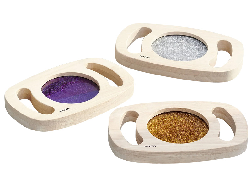 Sensorisch paneel - tickit Easy Hold Glitter Panel Set - set van 3
