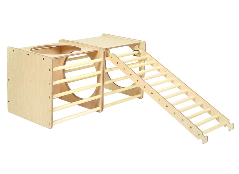 Klimrek - Hout - Activity Cube - KateHaa - Ladder - per stuk