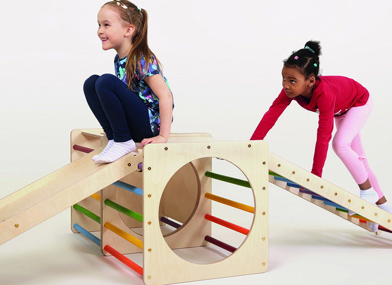 Klimrek - Hout - Activity Cube - KateHaa - Ladder - per stuk