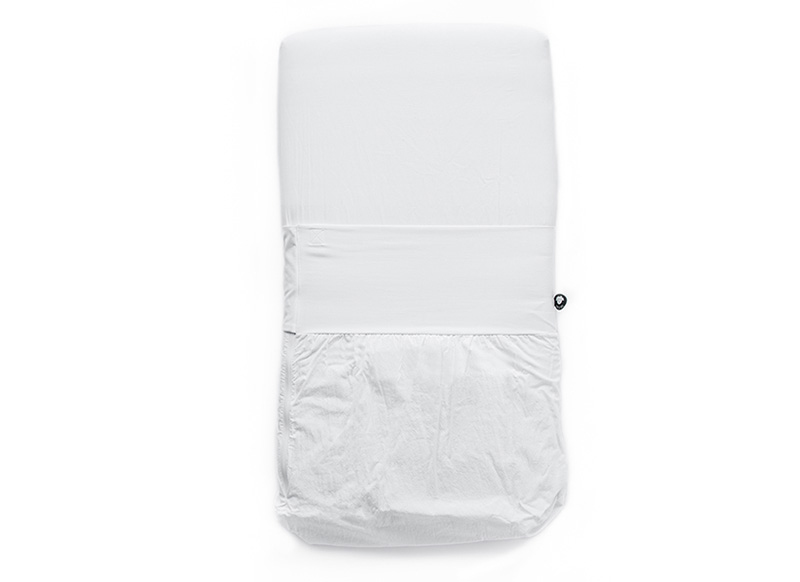 Textiel - beddengoed - nunki - lakentje - 120 x 60 cm - per stuk - off white - per stuk