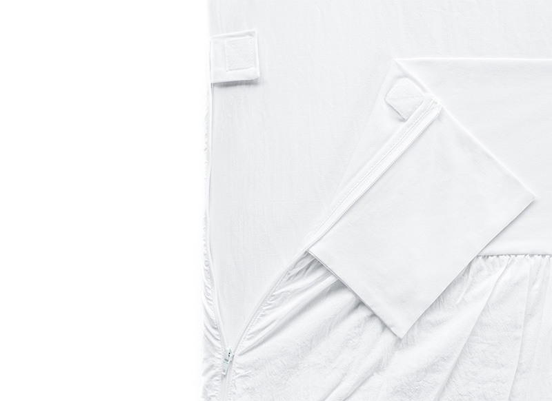 Textiel - beddengoed - nunki - lakentje - 120 x 60 cm - per stuk - off white - per stuk