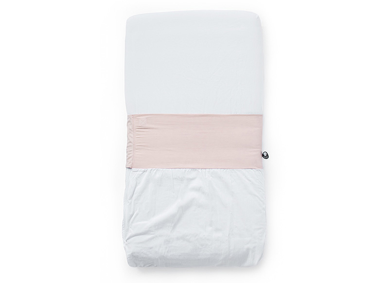 Textiel - beddengoed - nunki - lakentje - 120 x 60 cm - per stuk - licht rose - per stuk