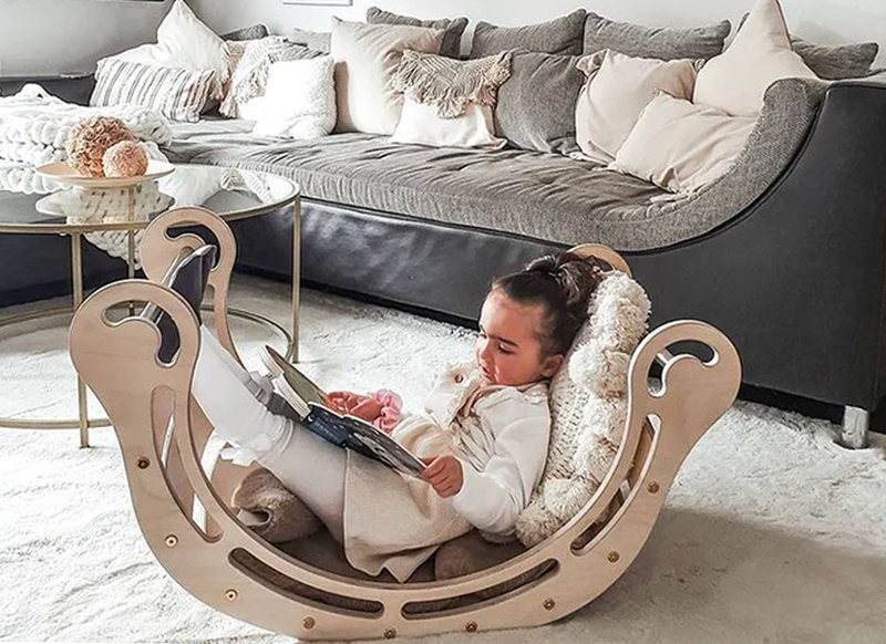 Bewegingsmateriaal - Hout - Waldorf Rocker - Original - per stuk
