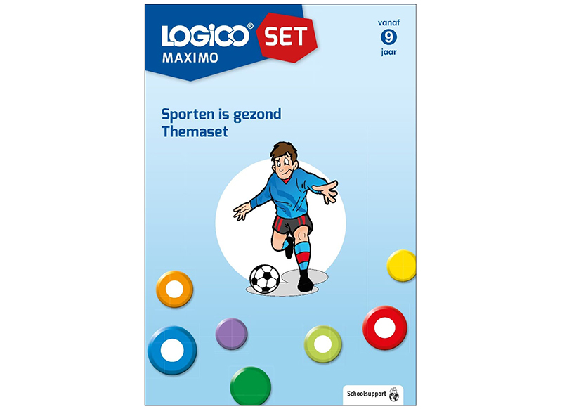 Spel - taalspel - Logico Maximo - sporten is gezond - woordenschat themaset - opdrachtkaarten voor ET2203 - per stuk