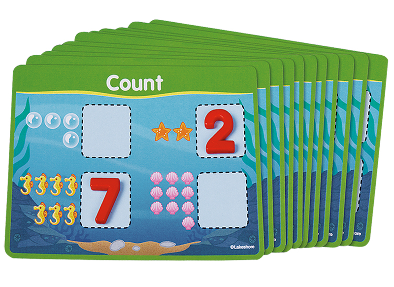 Grijpspel - Lakeshore Learning - Find the Number Activity Center - grijpcijfers - getallen - per spel