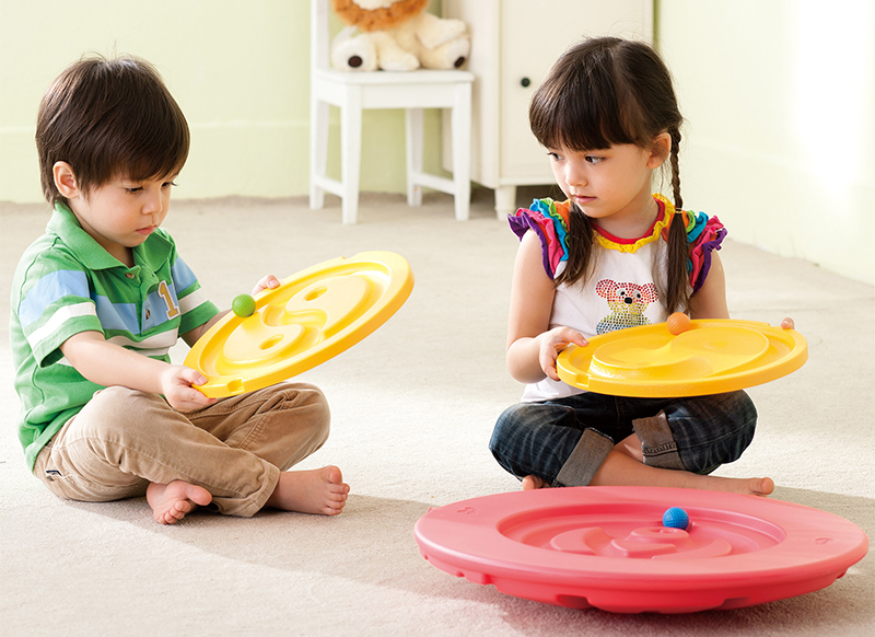 Evenwichtsbord - Weplay Tai-Chi Balance Board - set van 3 assorti