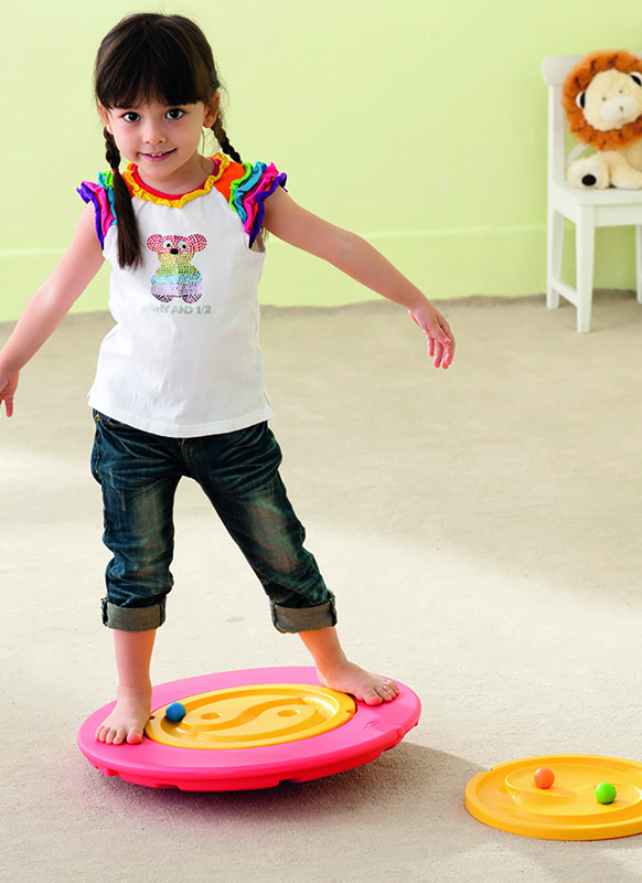 Evenwichtsbord - Weplay Tai-Chi Balance Board - set van 3 assorti