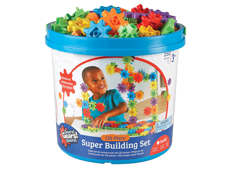 Bouwset - Learning Resources Gears! Gears! Gears! Super Building Set - tandwielen - set van 150 assorti
