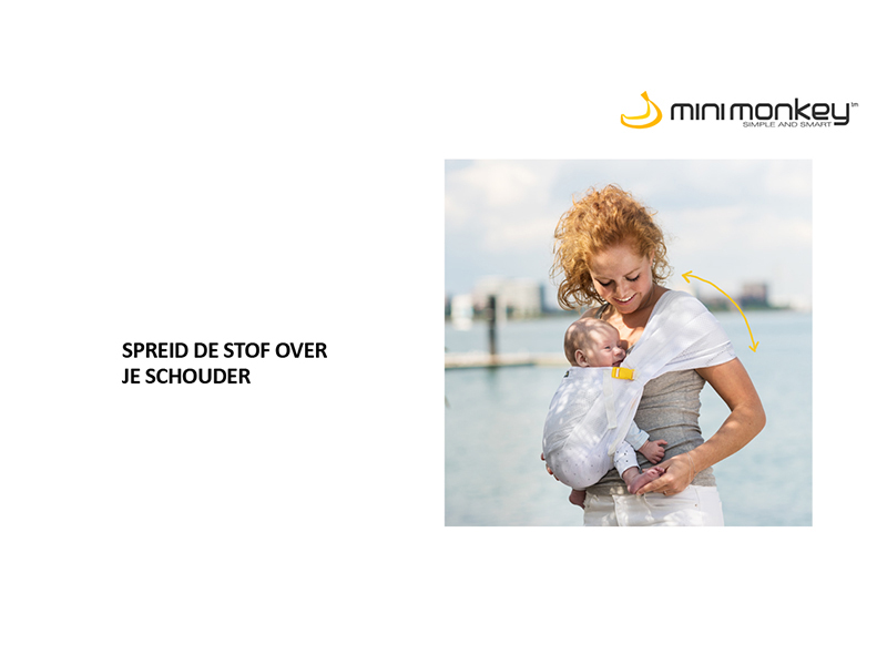 Op stap - draagzak - minimonkey - mini sling - per stuk