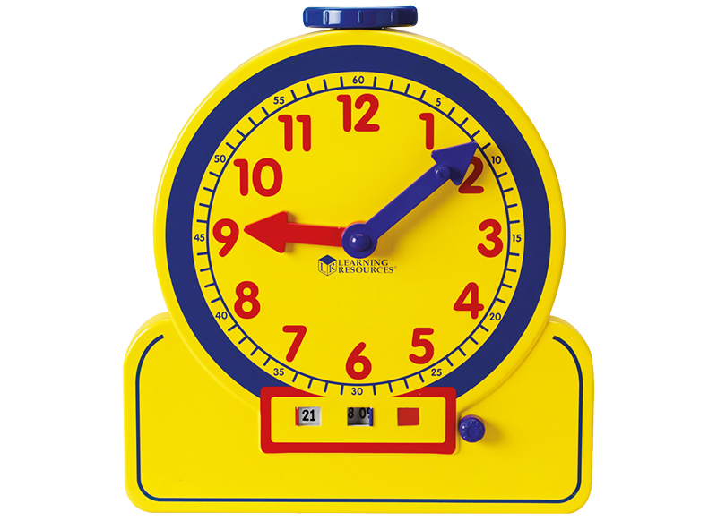 Klok - Learning Resources The Primary Time Teacher 24Hour Front of Class Learning Clock - groot - per stuk