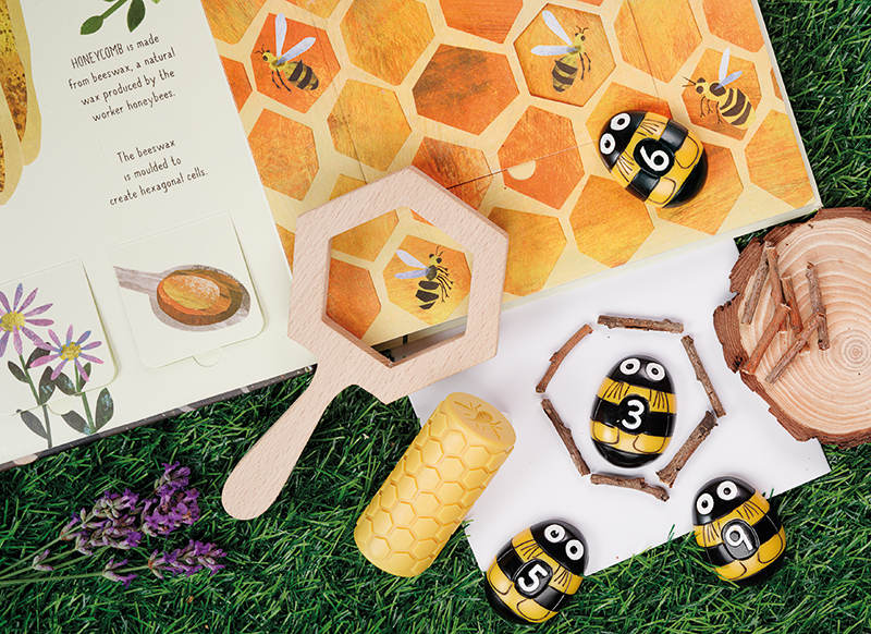 Stempels - kleistempels - Yellow Door Let's Roll Garden Bugs - tuininsecten - rollers - boetseren - per set