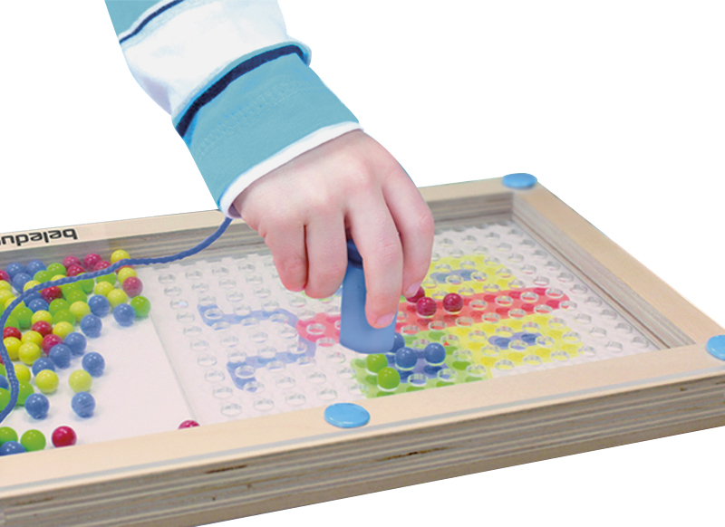 Fijne motoriek - Beleduc - Logipic - magnetisch - houten spelbord - per spel