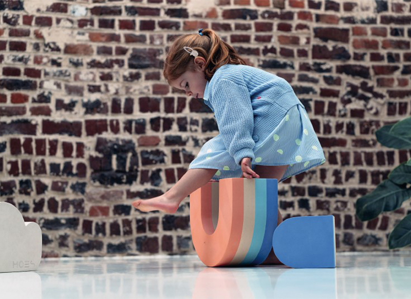 Bewegingsmateriaal - MOES - rainbow & mini - set van 2