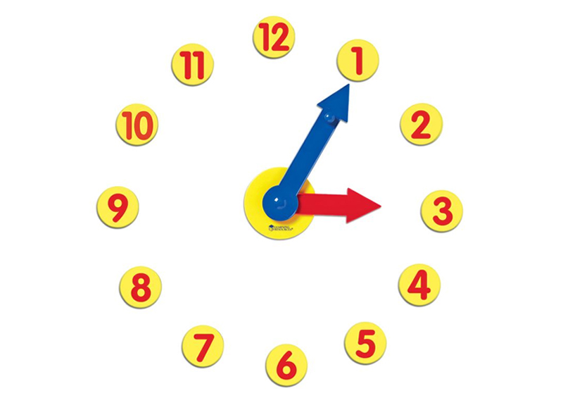 Klok - Learning Resources Magnetic Time Activity Set - bordklok - magnetisch - per set