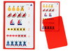 Rekenkaarten - magische kaarten - min - tot 10 - per set
