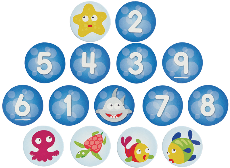 Spel - rekenspel - Learning Resources I Sea 10! Math Game - rekenen tot 10 - per spel