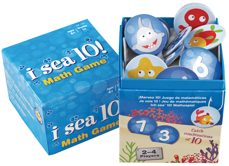 Spel - rekenspel - Learning Resources I Sea 10! Math Game - rekenen tot 10 - per spel