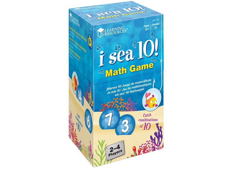 Spel - rekenspel - Learning Resources I Sea 10! Math Game - rekenen tot 10 - per spel