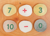 Rekenen - Yellow Door - bewerkingen - rekenstenen - getallen - set van 30