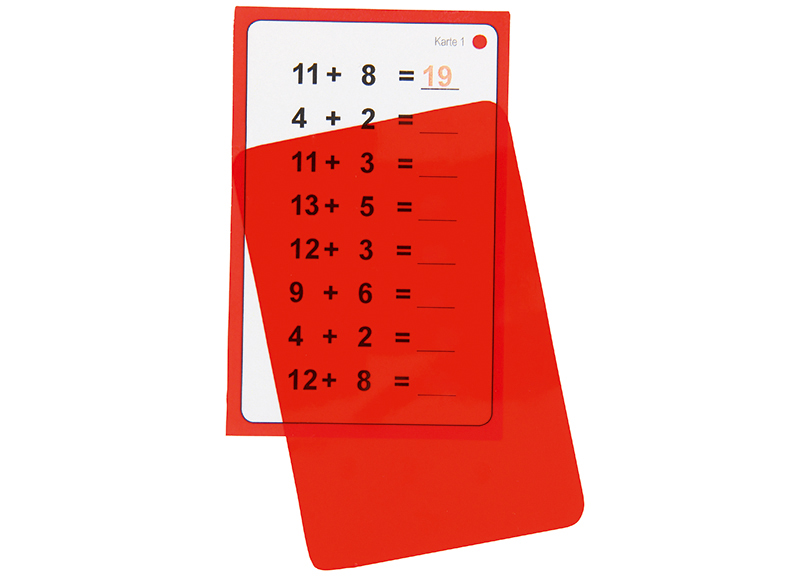 Rekenkaarten - magische kaarten - plus - min - tot 20 - set 2 - per set