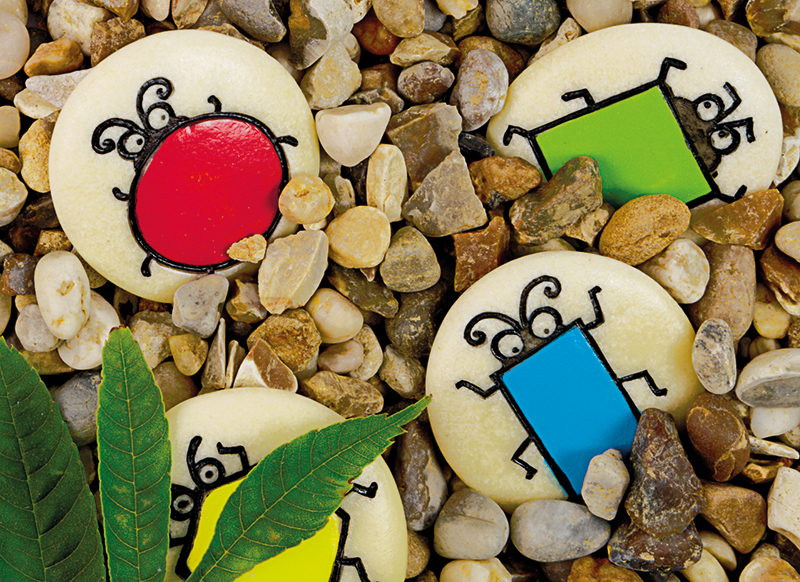 Spel - sorteerspel - Yellow Door Sorting Stones - sorteerstenen - per spel