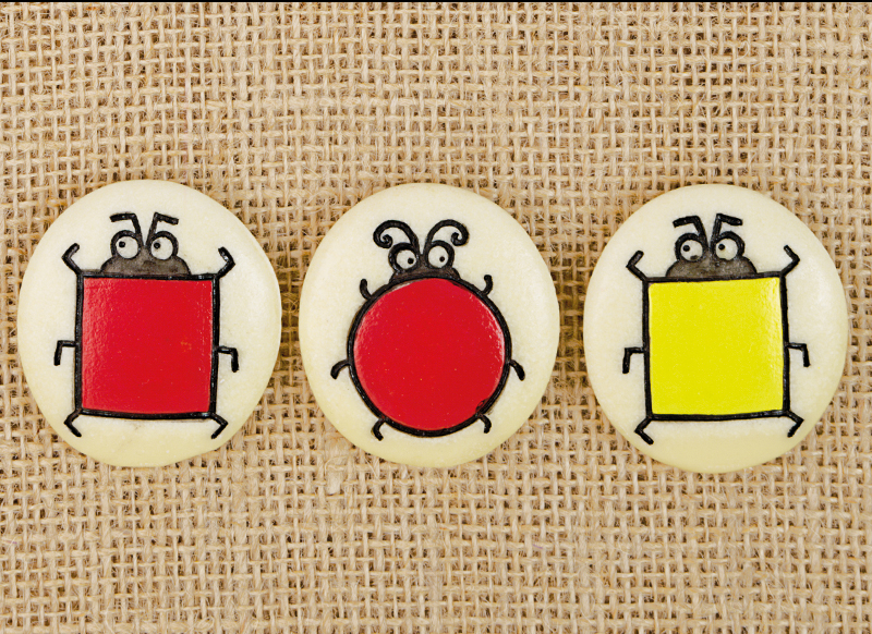 Spel - sorteerspel - Yellow Door Sorting Stones - sorteerstenen - per spel