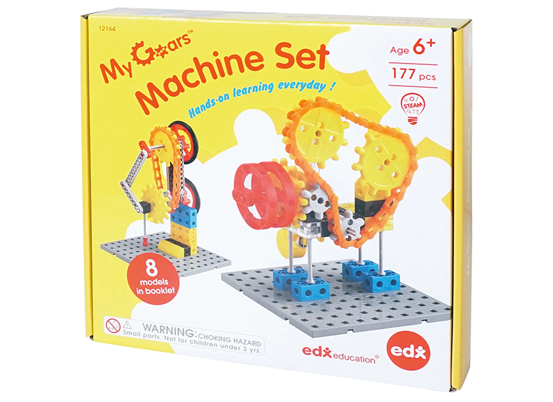 Bouwset - My Gears Machine Set - tandwielen - set van 181 assorti