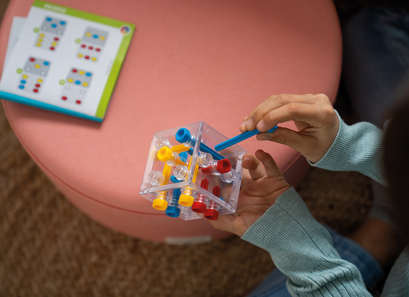 Denkspel - SmartGames Criss Cross Cube - per spel