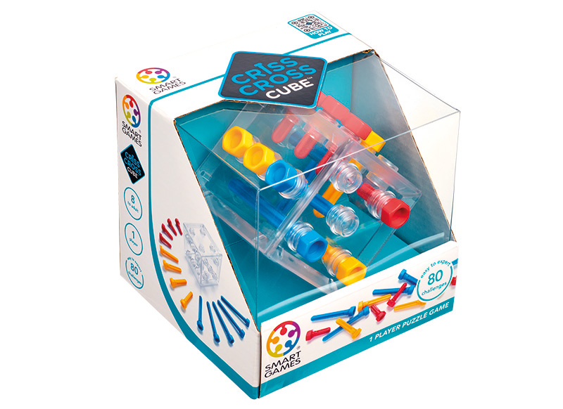 Denkspel - SmartGames Criss Cross Cube - per spel