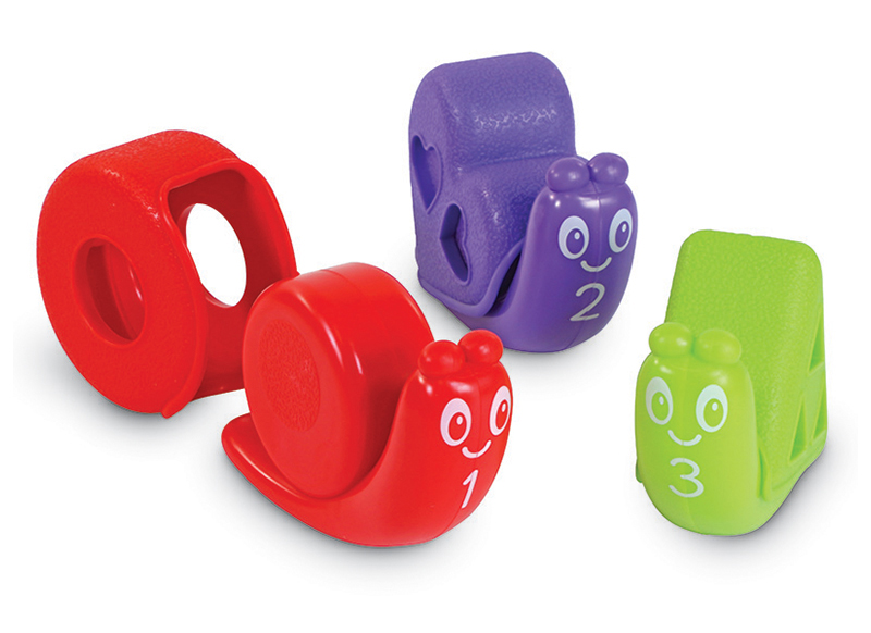 Spel - telspel - Learning Resources Snap-n-Learn Shape Snails - set van 20
