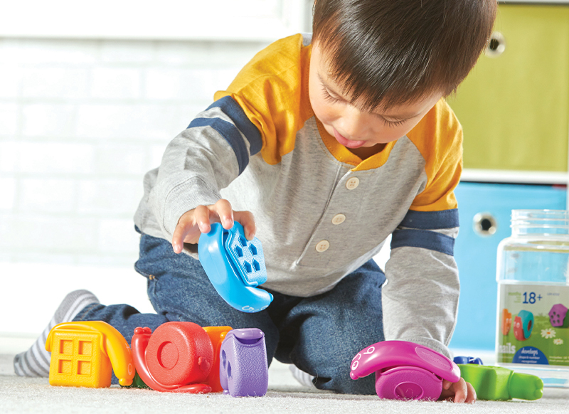 Spel - telspel - Learning Resources Snap-n-Learn Shape Snails - set van 20