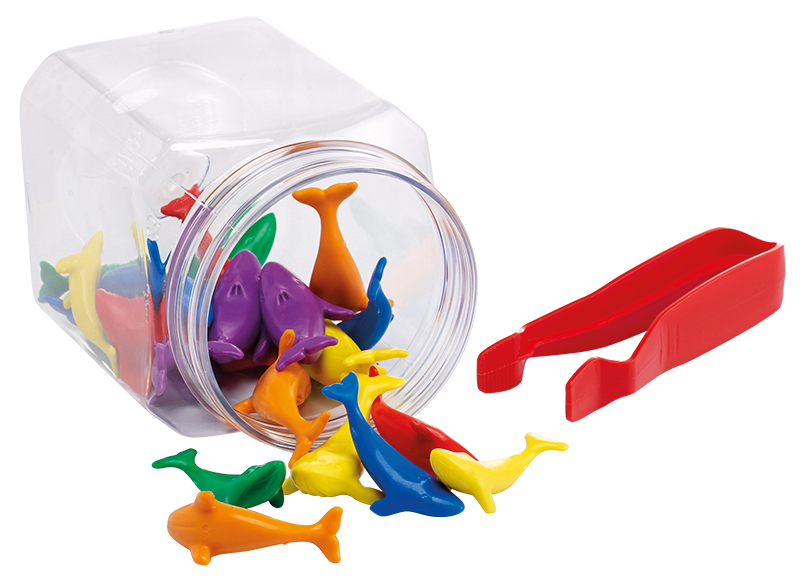 Sorteerfiguren - EDX Education - walvissen - set van 36 assorti