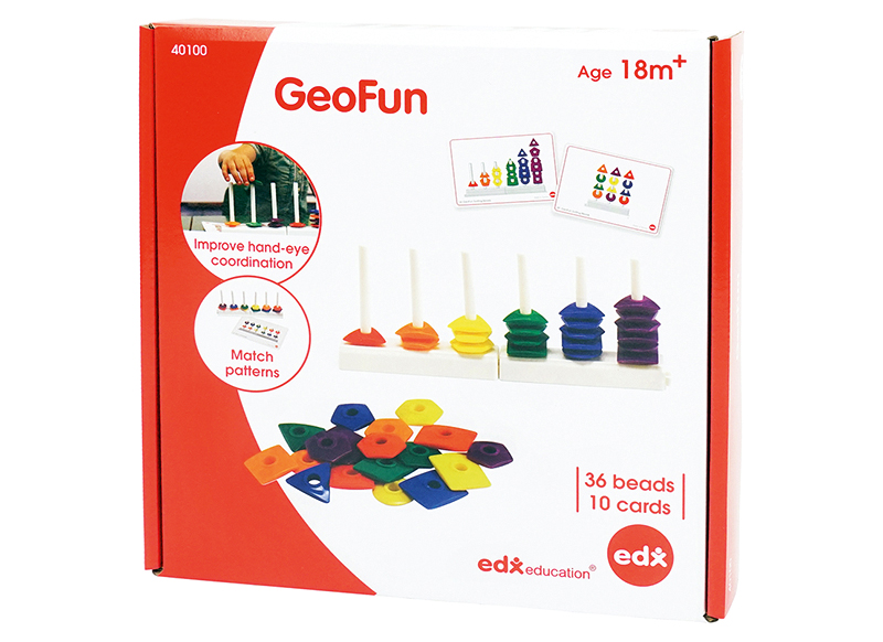 Sorteren - Geofun - kralen - vormen - set van 36 assorti