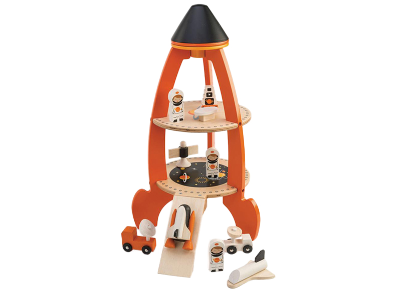Poppenhuis - Tender Leaf Cosmic Rocket Set - de ruimte - per set