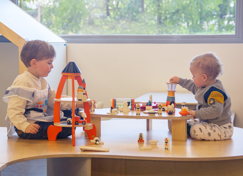 Poppenhuis - Tender Leaf Cosmic Rocket Set - de ruimte - per set