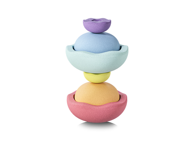 Bewegingsmateriaal - Stapelstein - inside - pastel