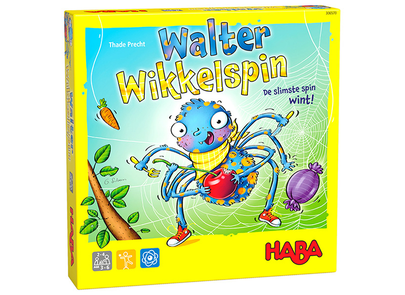 Spellen - behendigheid - Haba - walter wikkelspin - per spel