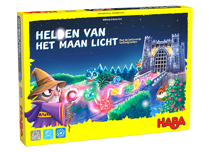 Spellen - gezelschapsspel - Haba - helden van het maanlicht - per spel